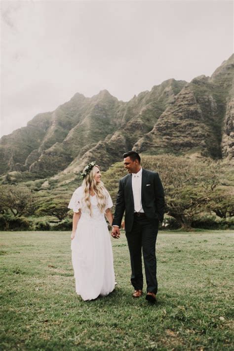 laie hawaii temple wedding : courtney + jerrick | Hawaii temple, Temple wedding, Hawaii pictures