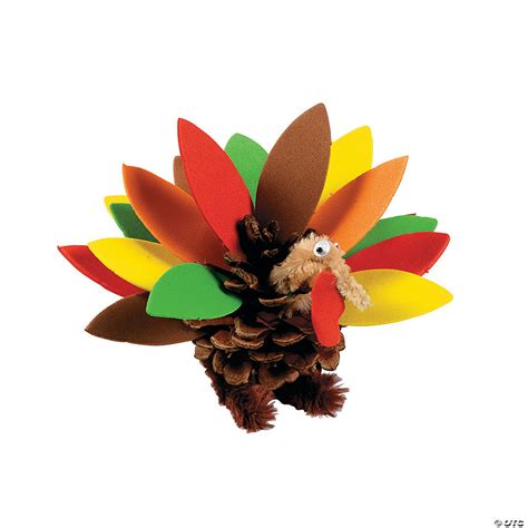 Pinecone Turkey Craft Kit - Discontinued