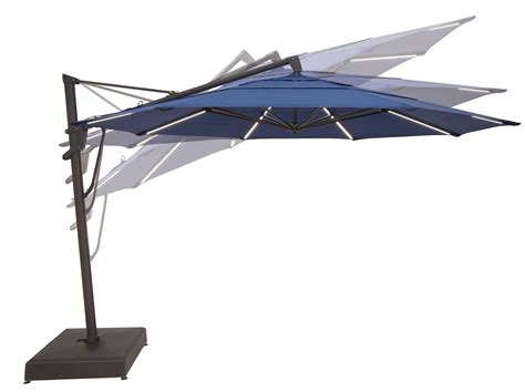 Treasure Garden 13' Starlux AKZ PLUS Cantilever Umbrella - Sunbrella F – The Patio Galaxy