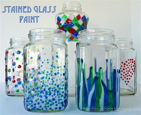 Make Painted Stained Glass #DIY #organizingideas #masonjars #stainedglass | Painting glass jars ...
