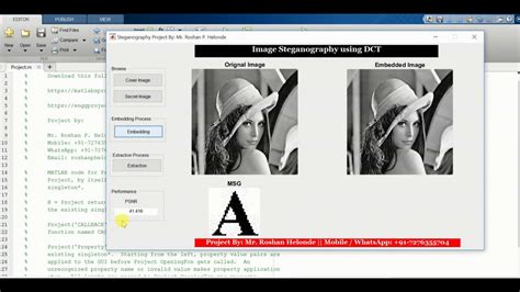 Image Steganography Using DCT Discrete Cosine Transform - YouTube