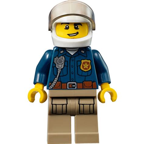 LEGO Police Officer with White Helmet Minifigure Inventory | Brick Owl ...