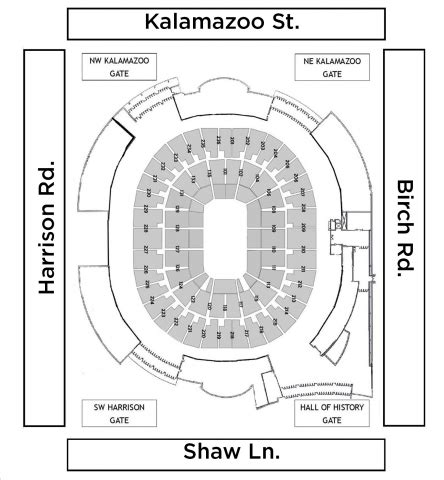 Spartan Stadium Seating Map | Elcho Table