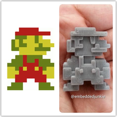 8-Bit 3D Mario Sprite – EmbeddedJunkie