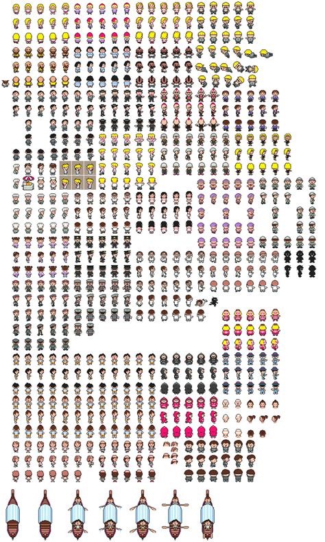 RPG - sprite sheet of top down characters | Inspiration till spel | Pinterest | Sprites, RPG and ...