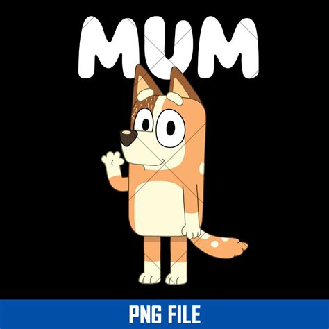 Bluey Chilli Mum Png, Bluey Chilli Dog Png, Bluey Family Png - Inspire ...