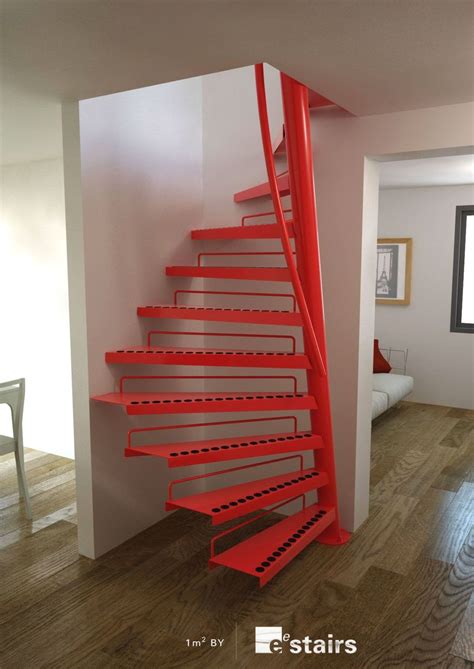 Amazing New Stair Design Ideas In 1m2 – Space Saving To see more Read it👇 | Stairs design, Space ...