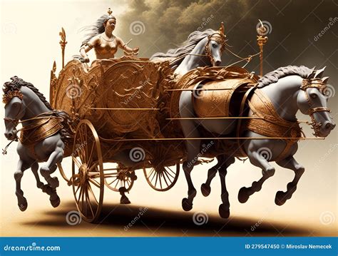 Roman Chariot, Generative AI Illustration Stock Illustration ...