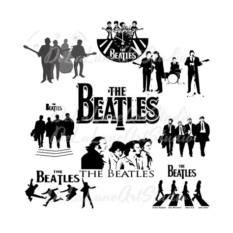 Beatles Logo Drawings