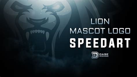 Lion Mascot Logo Design | Adobe Illustrator SpeedArt - YouTube