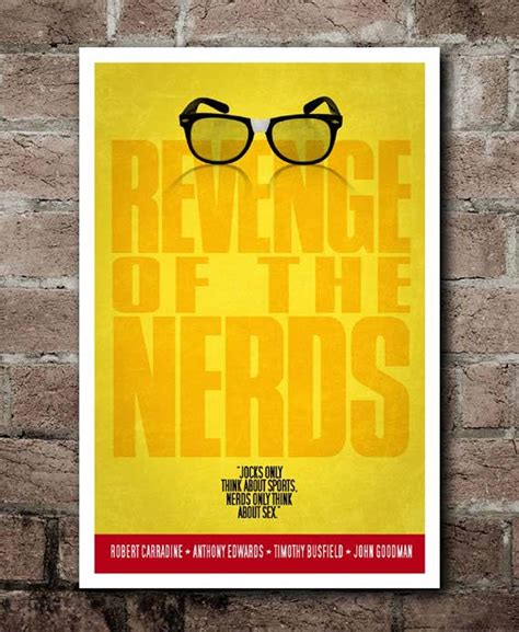 REVENGE of the NERDS Movie Quote Poster - Etsy