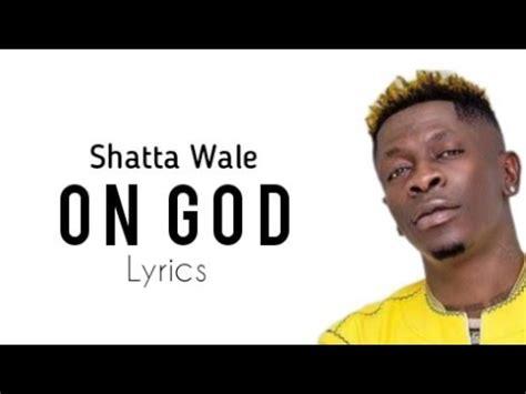 Shatta Wale - On God (Lyrics) - YouTube