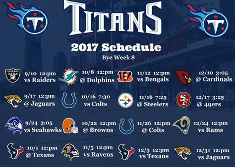 Tennessee Titans 2017 Schedule Wallpaper Download http://www ...