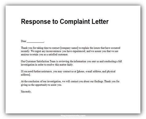 8 Examples Of Response To Complaint Letter And How To - vrogue.co