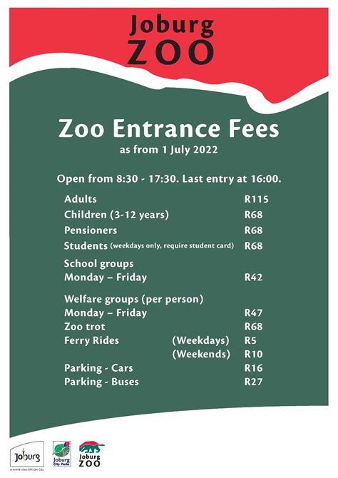 The Joburg Zoo opens 365 days of... - The Johannesburg Zoo