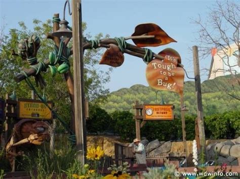 It's Tough to be a Bug; California Adventure - A Bug's Land Grizzly Peak, Park Signage, Disney ...