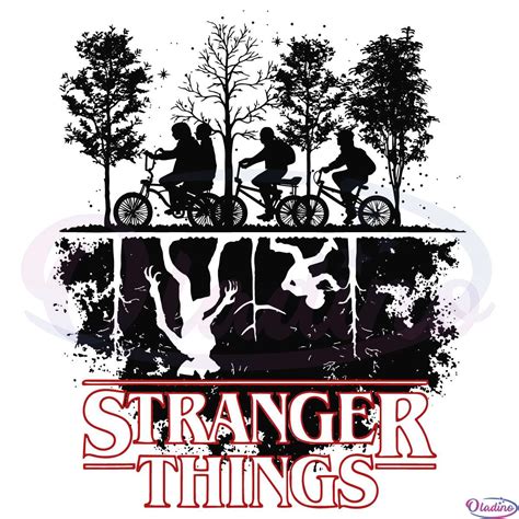 The Upside Down Logo Stranger Things 4 SVG File, Hellfire Club SVG - Oladino