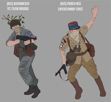 [OC] just some cajun and french NCO concept art : r/Kaiserreich