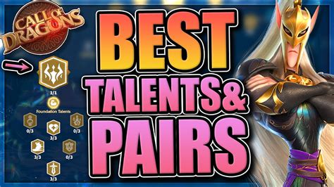 Emrys Guide [Best Pairs & Talents] Call of Dragons - YouTube