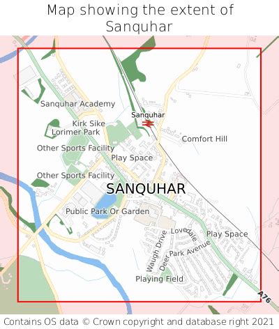 Where is Sanquhar? Sanquhar on a map