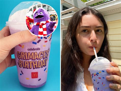 Review: We Tried the Viral McDonald's Grimace Milkshake - Business Insider