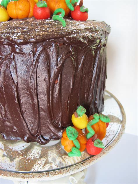 Chocolate Harvest Cake - Purple Chocolat Home