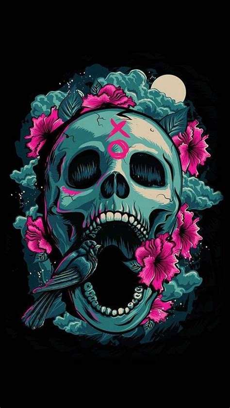 Caveira Mexicana Wallpaper 4K Desenho caveira mexicana criado por ...