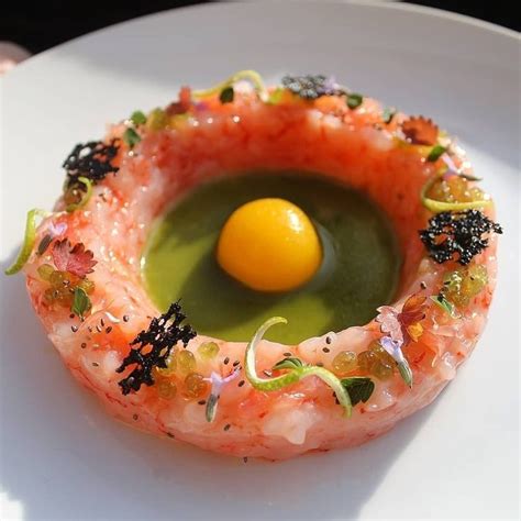 NEUE CUISINE on Instagram: “Imperial Red Shrimp tartare Molecular Basil ...