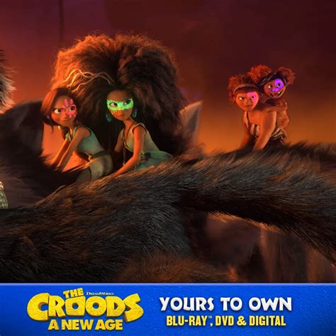 CROODS NEW AGE | Yours to Own on Blu-ray, DVD & Digital | Thunder sisters unite! #CroodsNewAge ...