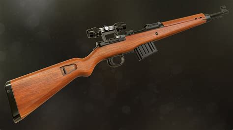 Gewehr 43 Sniper Rifle — polycount