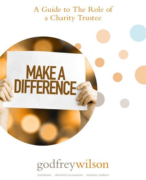 A Guide to the Role of a Charity Trustee - Godfrey Wilson