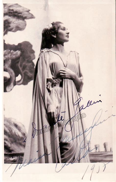 Maria Callas Autograph - Signed Photo as Norma – Tamino