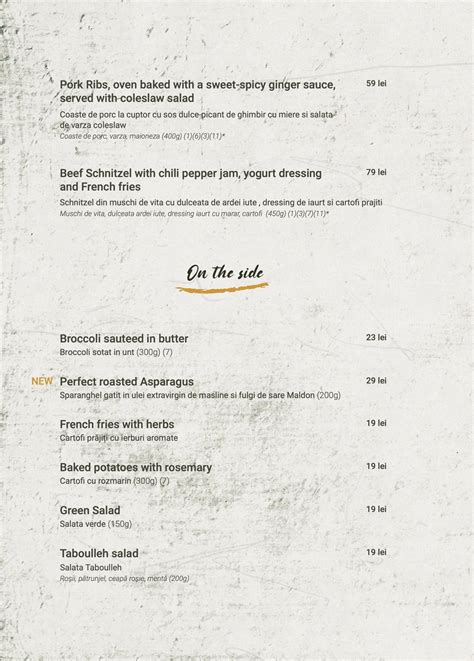 MENU_FOOD - Nomad Skybar