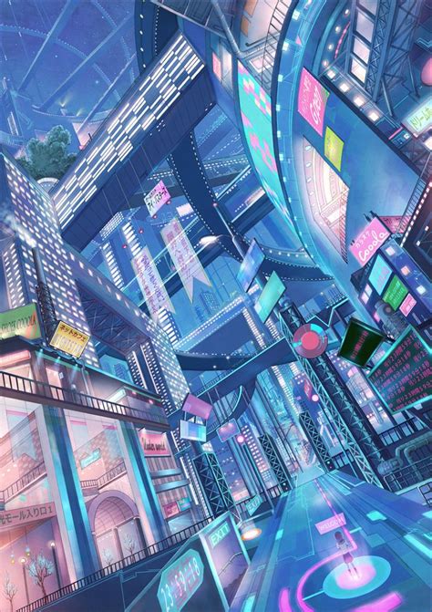 retro-futuristic, future city, cyberpunk, neon, colorful | 미래도시, 풍경 디자인, 사이버펑크 도시