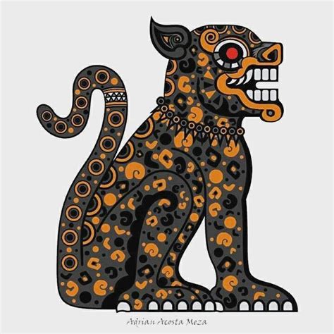 Jaguares ind\u00edgenas Jaguares ind\u00edgenas | Mayan art, Maya art, Aztec art