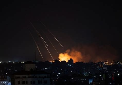 Israeli Airstrikes Pound Gaza Strip - World news - Tasnim News Agency