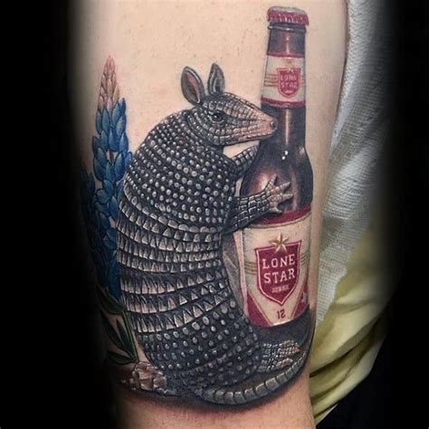 50 Armadillo Tattoo Designs For Men - Armor Shell Ink Ideas