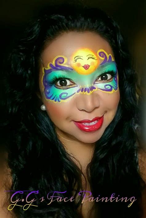 Emoji Mask! #ggsfacepainting #mask #masquerade #fantasymask #emojimask #kisses Halloween Emoji ...