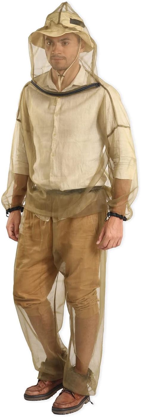 Amazon.com: Mosquito Suit - Net Bug Pants & Jacket w/ Hood - Mesh Bug ...