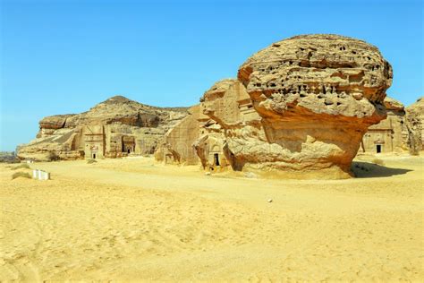 Mada`in Saleh stock image. Image of princes, carved - 100403063