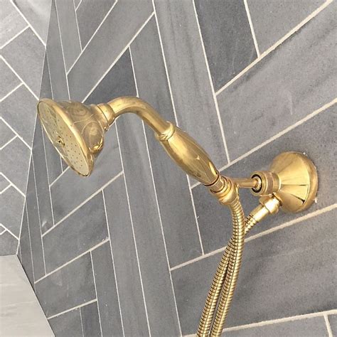 brass plumbing | Trendy bathroom tiles, Trendy bathroom designs ...