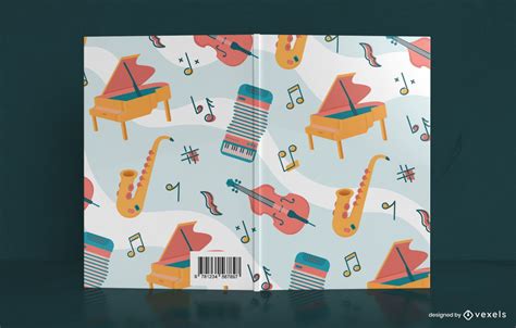 Music Notebook Book Cover Design Vector Download