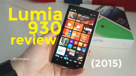 [REVIEW] Nokia Lumia 930: features and specs (2015) - YouTube