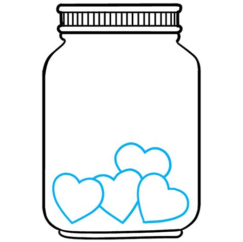 How to Draw a Jar of Love - Really Easy Drawing Tutorial