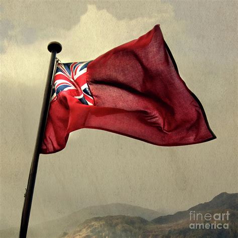 Flag Of The Red Ensign Photograph by Linsey Williams - Pixels