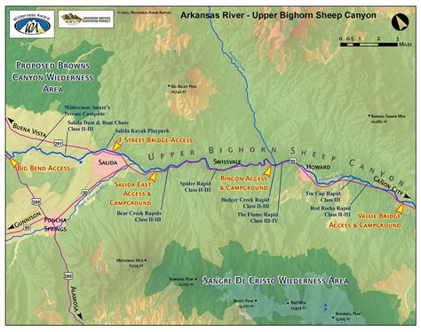 Arkansas River Boating Maps - Colorado - Wilderness Aware