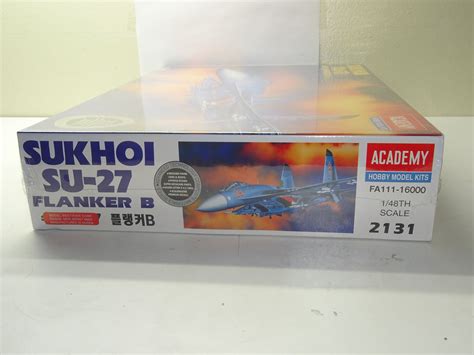 Academy 1/48 Sukhoi SU-27 Flanker Model Kit Vintage 1995 Sealed NIB - Etsy