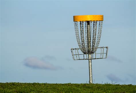 Frisbee Golf Basket Stock Photo - Download Image Now - iStock