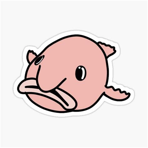 Blob Fish Stickers | Redbubble