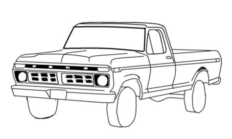 Ford drawing outlines